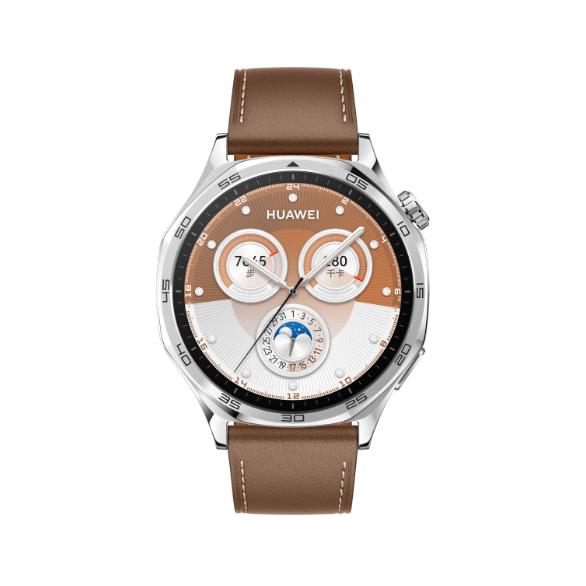 HUAWEI 华为 WATCH GT5 智能手表 46mm 砂砾棕 复合素皮表带 1388元