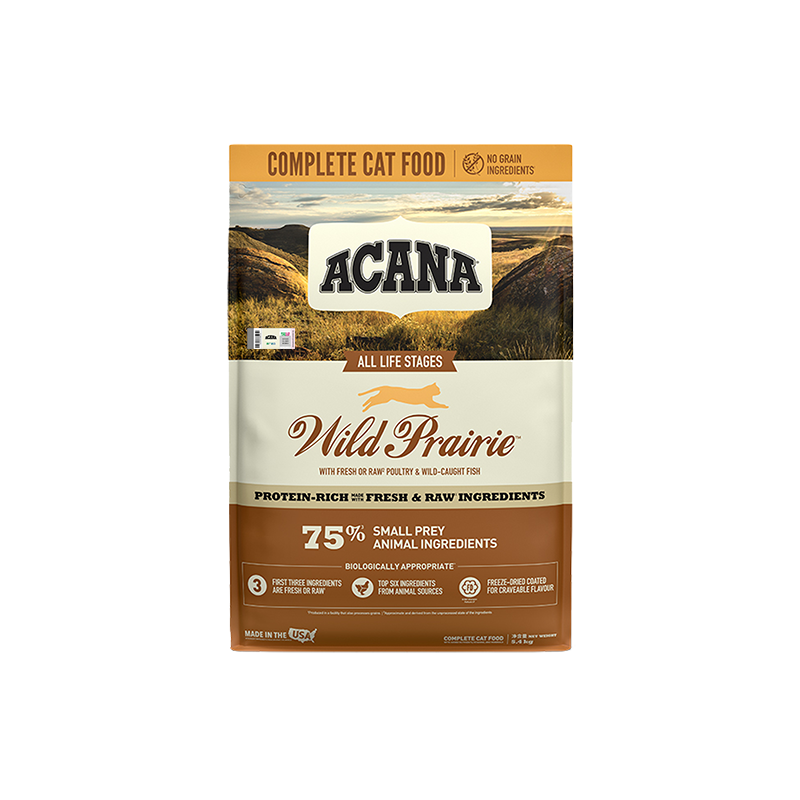 ACANA 爱肯拿 农场盛宴系列 无谷鸡肉全阶段猫粮 5.4kg 319.1元(需用券)