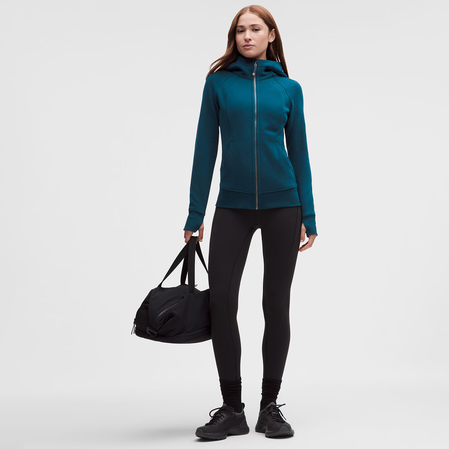 lululemon 丨Scuba 女士拉链连帽衫 LW3JGYS 混调深海蓝 S /6 980元 - 线报酷