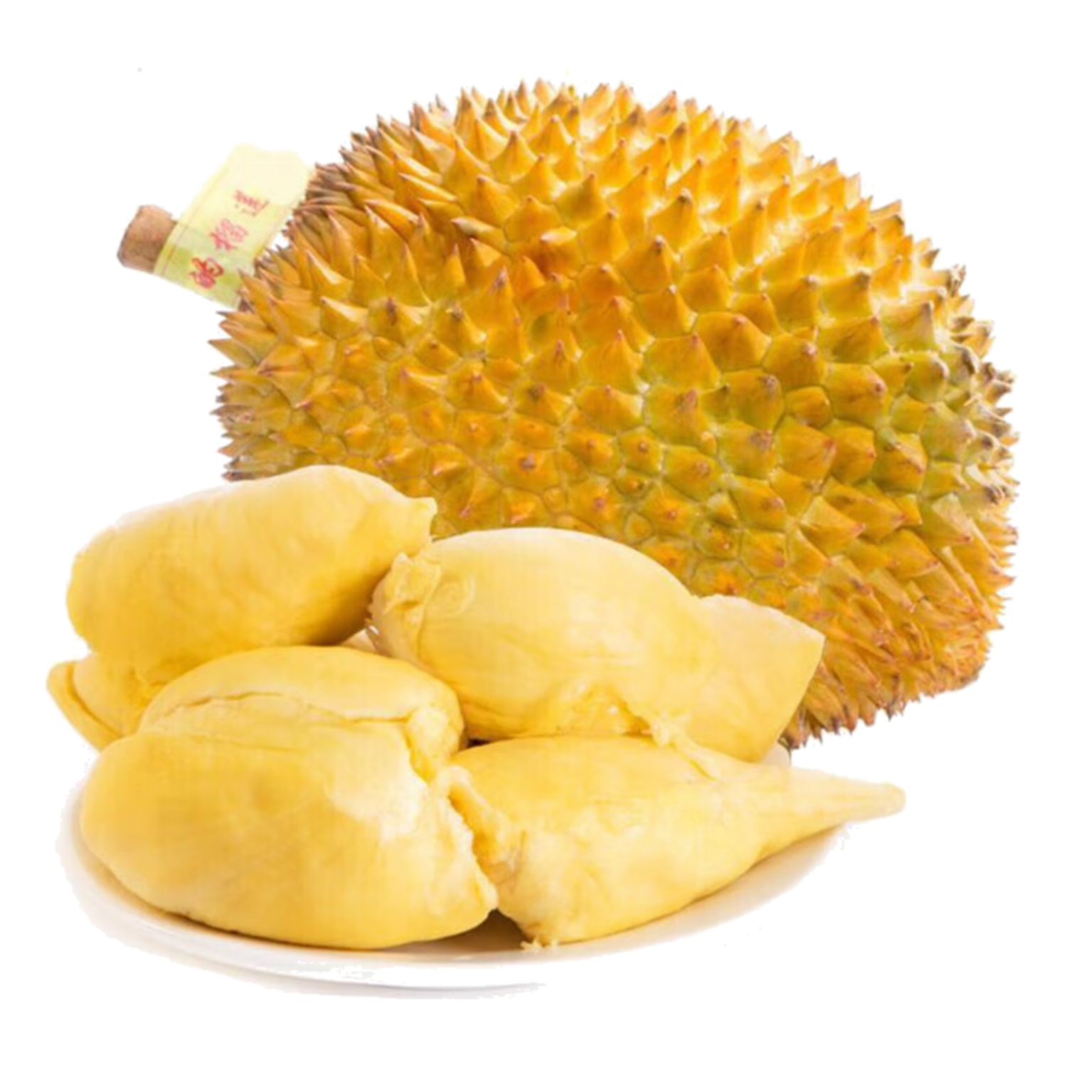 趣尝鲜 泰国金枕榴莲 新鲜带壳净重净重4-5斤/个 当季水果 源头直发 129.9元