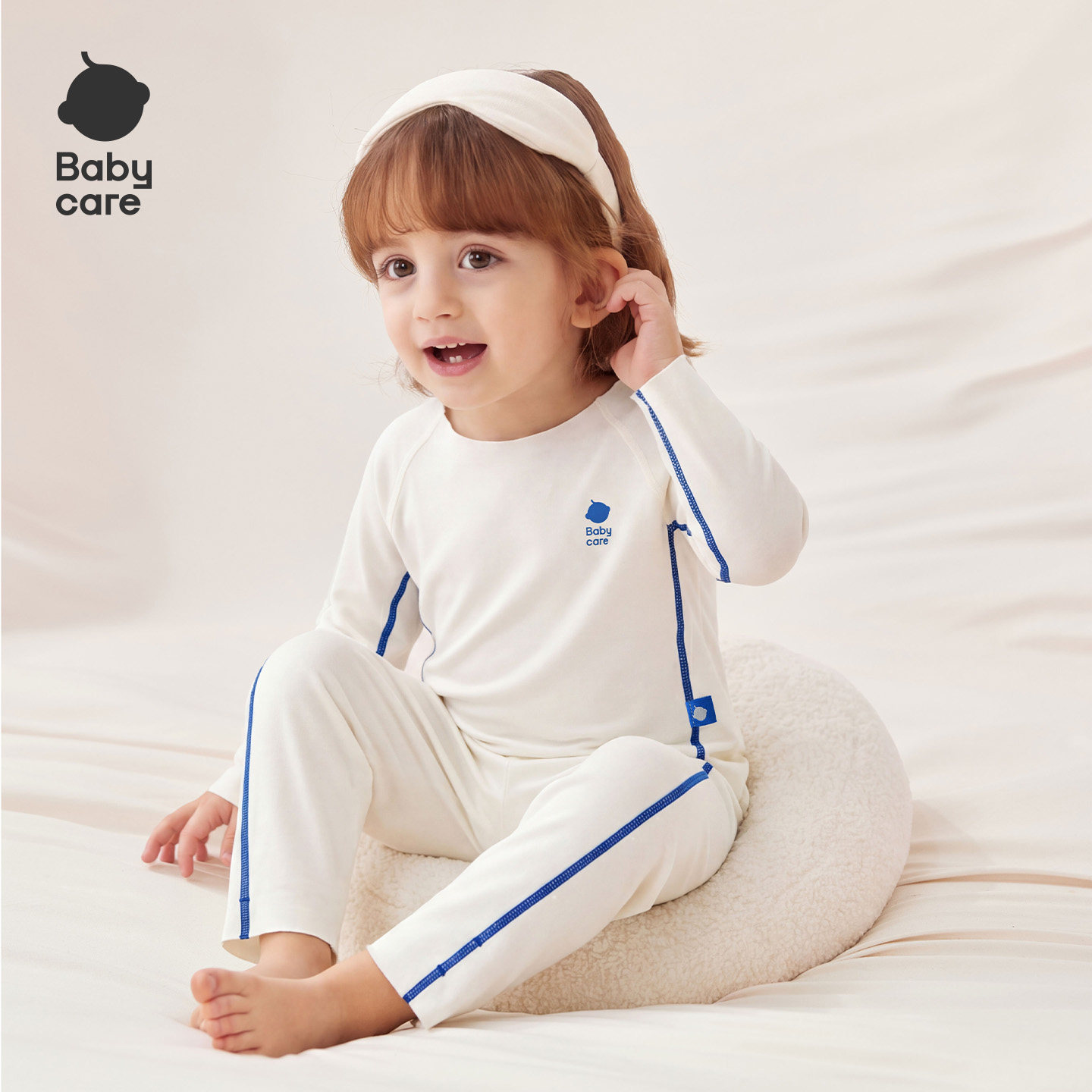 babycare 儿童睡衣女童居家空调服男童秋冬内衣套装宝宝家居服保暖 99元