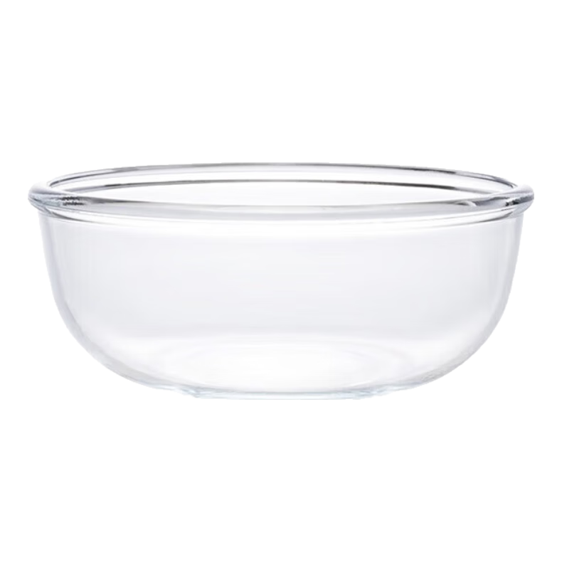 玻璃加厚大号沙拉碗耐热家用玻璃和面盆 2700ml 4.49元包邮