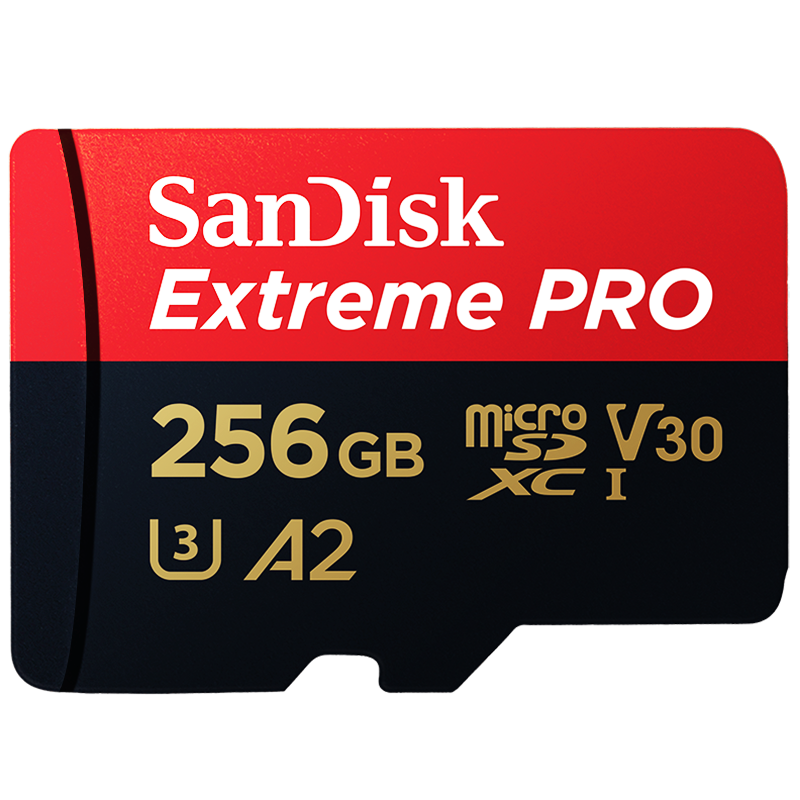 31日20点、plus会员：SanDisk 闪迪 256GB TF（MicroSD）内存卡 A2 4K V30 U3 C10 至尊超