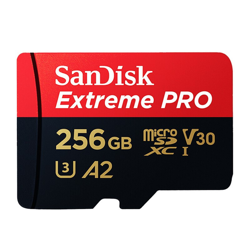 SanDisk 闪迪 256GB TF（MicroSD）内存卡 A2 4K V30 U3 C10 至尊超极速移动存储卡 173.06