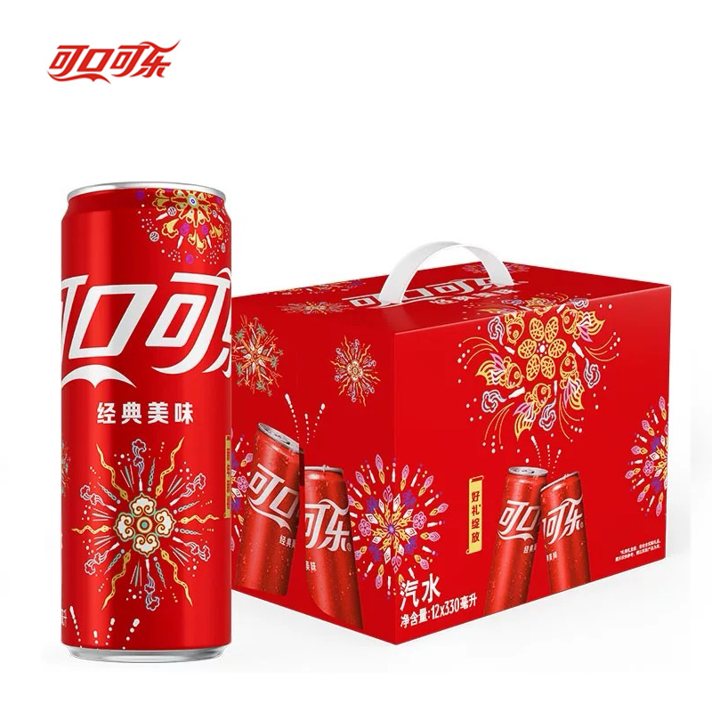 可口可乐 Coca-Cola 可乐新春版330ml*12罐 32.8元（需用券）