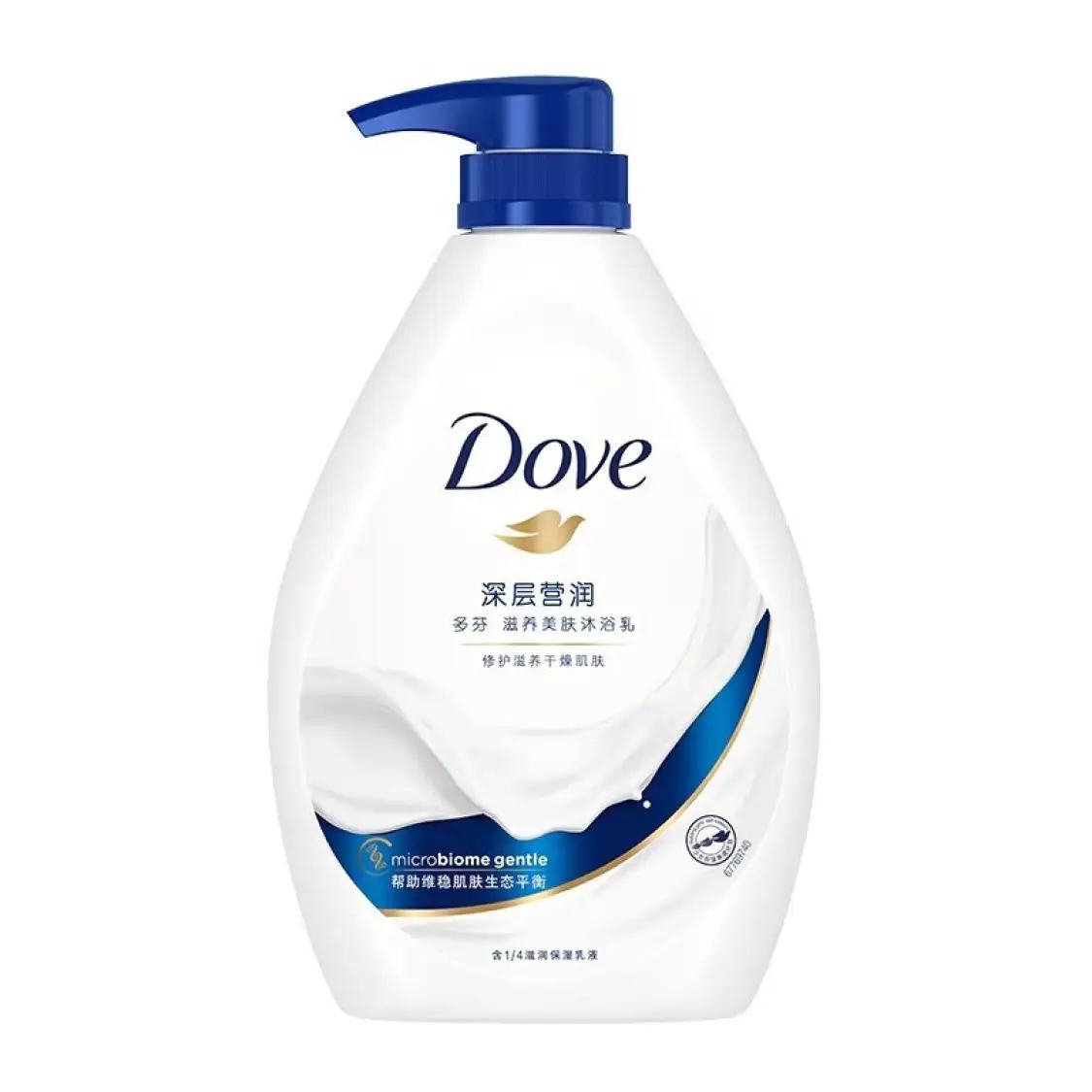 多芬（Dove）美肤沐浴乳套装 1kg+300g*2 30.73元包邮(需用券)