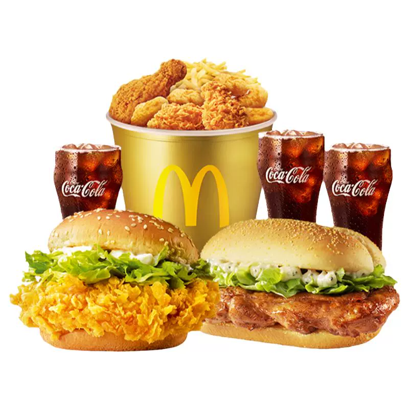 McDonald's 麦当劳 66乐乐分享桶 单次券 电子兑换券 ￥60