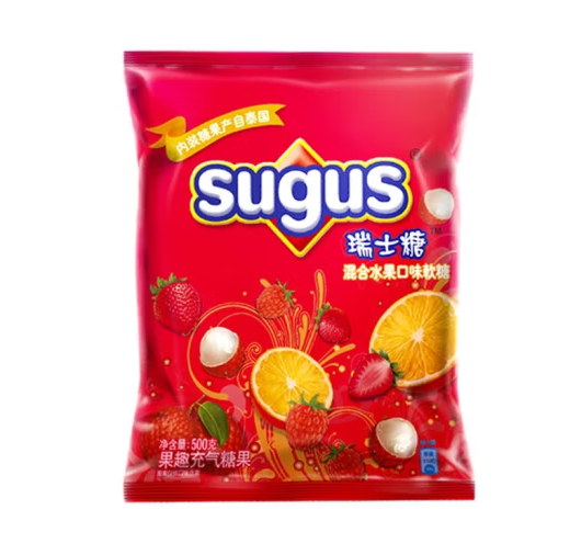 sugus 瑞士糖 500g 1袋 临期 9.65元（需用券）