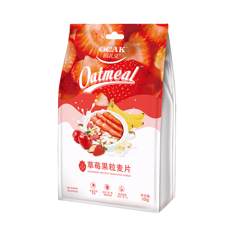 OCAK 欧扎克 芝士树莓坚果麦片 100g 9.9元（需用券）