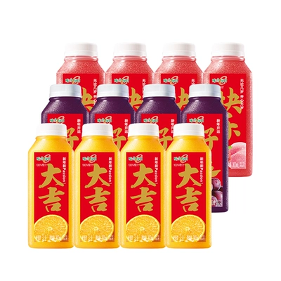 88VIP、需福袋：味全 葡萄汁纯果蔬汁 300ml×12瓶 55.21元+144淘金币（60.21元+5元