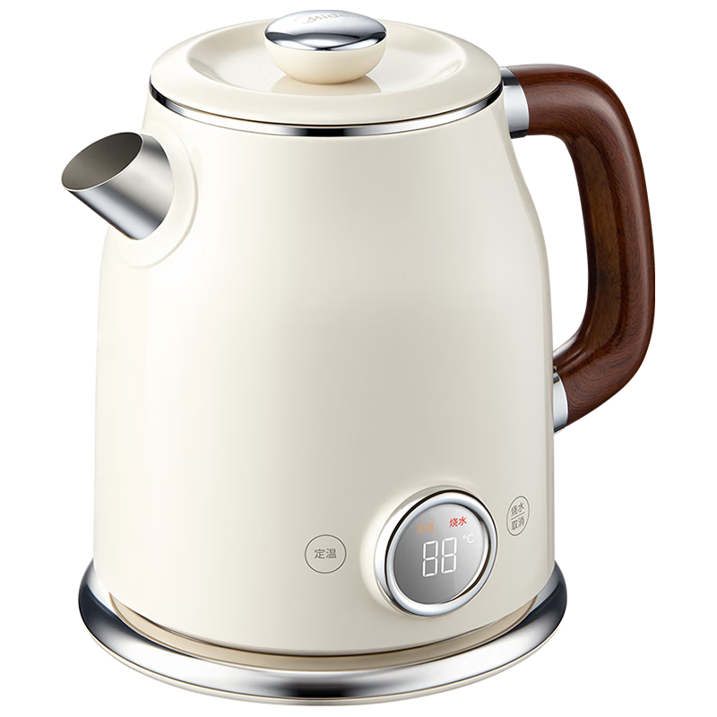 美的 MK-63-Q 316L不锈钢 1.6L 雅仕白 电热水壶 140元（需用券）