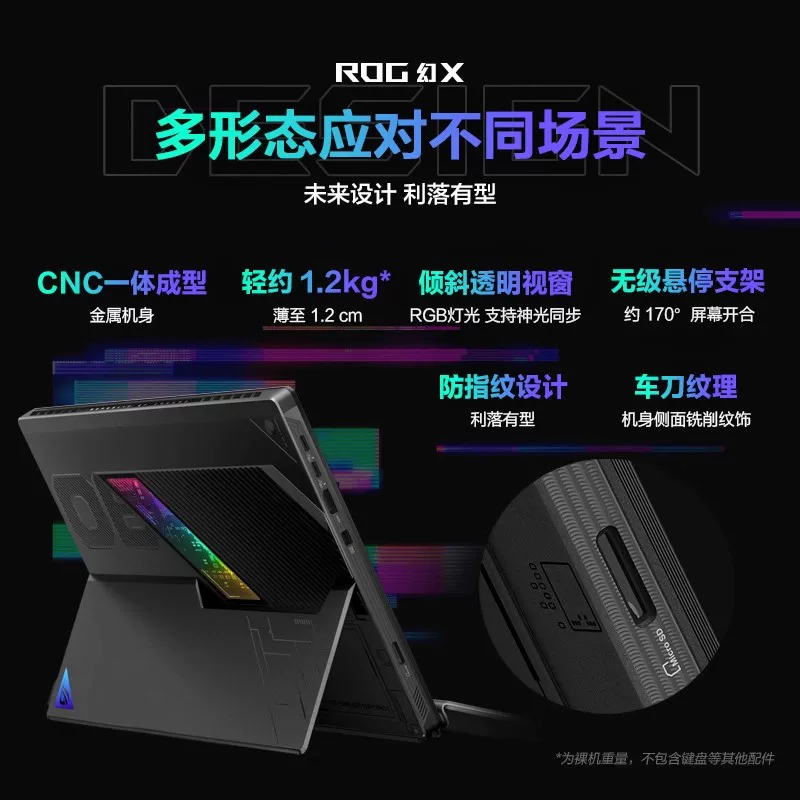 ROG 幻X 2025三代锐龙AIMax+版 13.4英寸 游戏本 12999元 - 线报酷