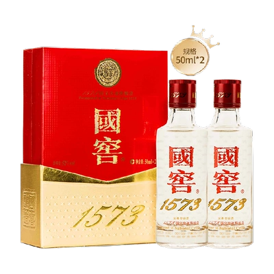 泸州老窖1573小酒礼盒装度 199.5元