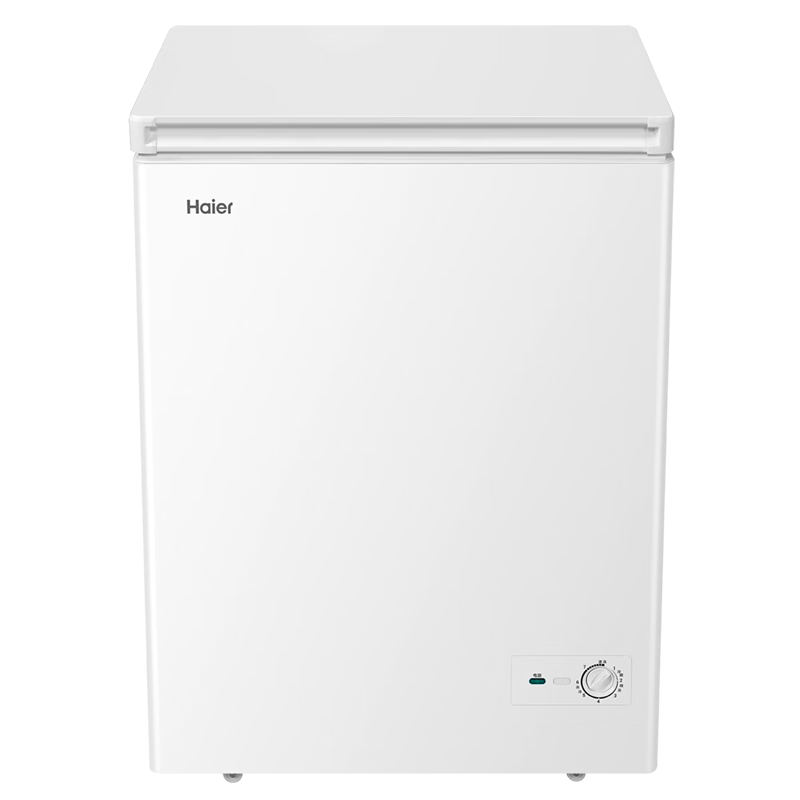 海尔 142升低霜小冰柜家用商用 冷藏柜冷冻柜两用冰柜小型租房用小冰箱小