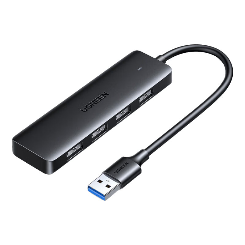 双11狂欢、PLUS：绿联 USB3.0分线器 扩展坞HUB集线器Type-C3.0 14.6元包邮