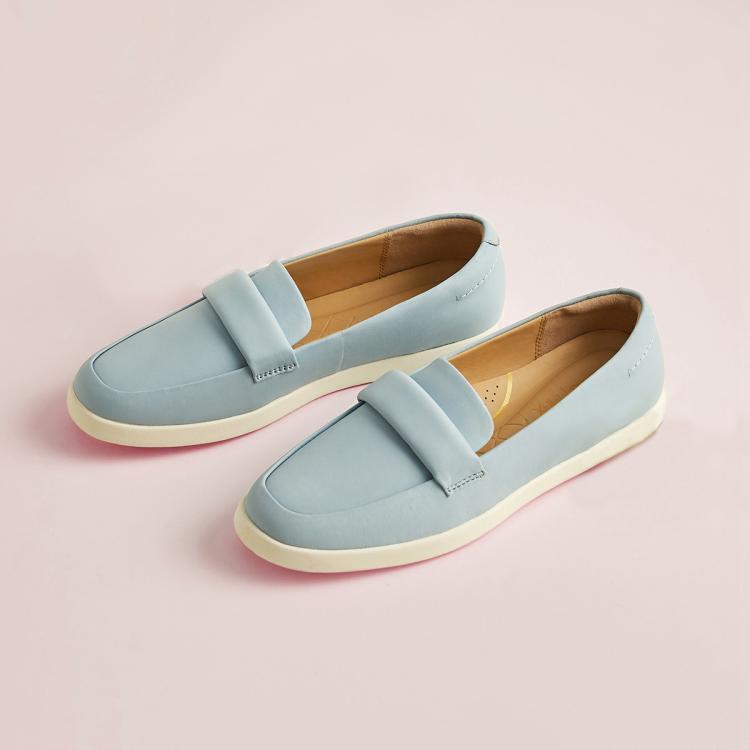 Clarks 其乐 春夏女鞋英伦风舒适百搭方跟低帮通勤浅口女单鞋 345元（需用券