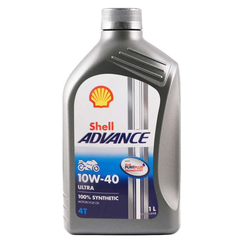 Shell 壳牌 爱德王子 10W-40 四冲程摩托车机油 1L 新加坡原装进口*6件 218.04元（