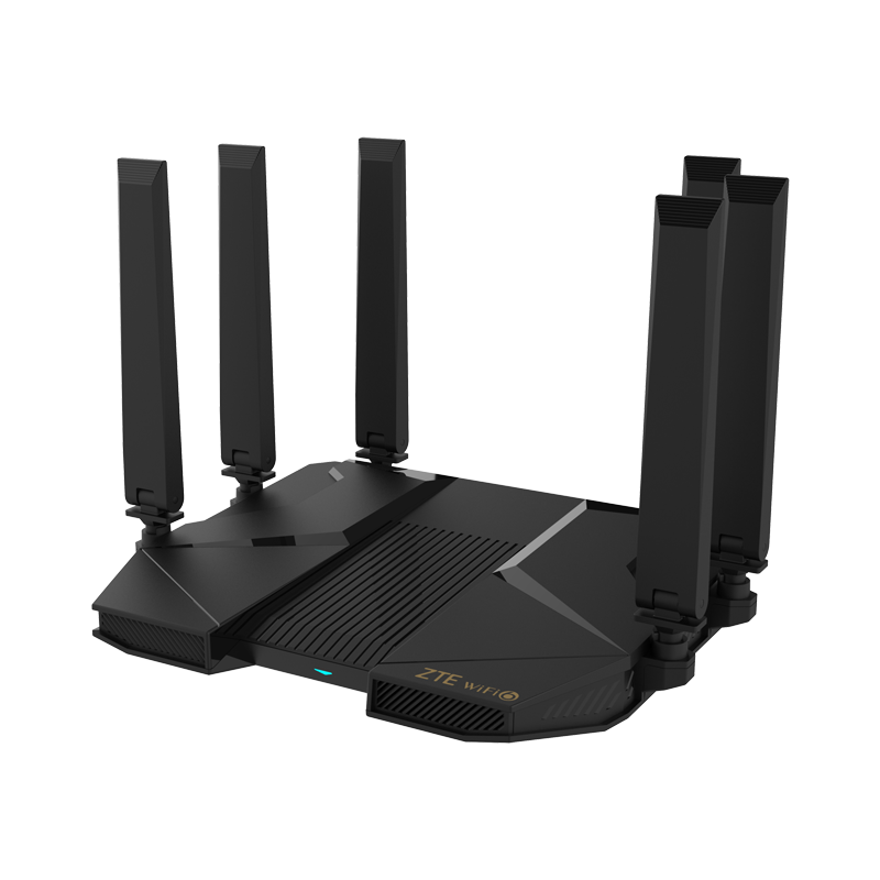 京东PLUS：ZTE 中兴 AX5400 Pro 双频5400M 家用千兆无线路由器 Wi-Fi 6 单个装 黑色 