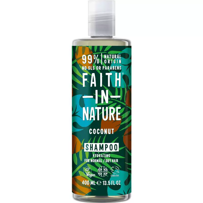 Faith In Nature 最爱椰香！99%天然成分！无硅油添加！信仰自然椰子洗发水 ￥47