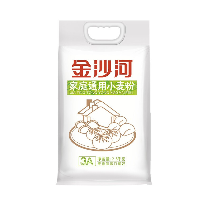 88VIP：金沙河 家庭通用小麦粉 2.5kg 10.25元