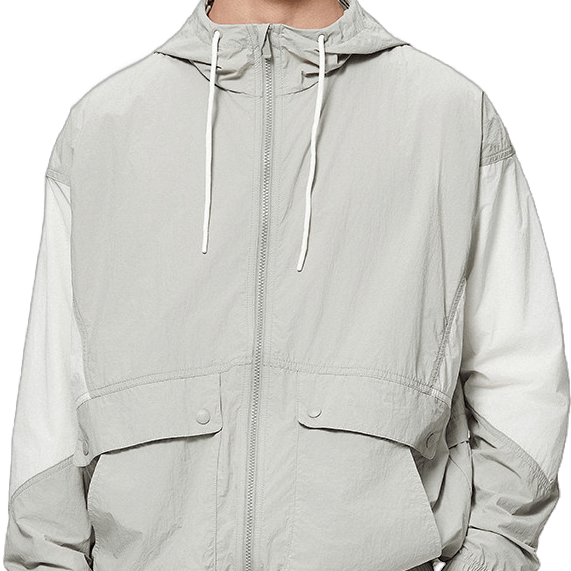 安踏 运动外套春秋季时尚长袖男装休闲百搭夹克梭织男士休闲上衣开衫 89元