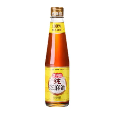 88VIP：Wonder Farm 香满园 纯芝麻油 食用油 400ml 10.46元+1.79元淘金币
