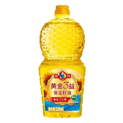 多力 黄金3益葵花籽油 238ml 3.4元