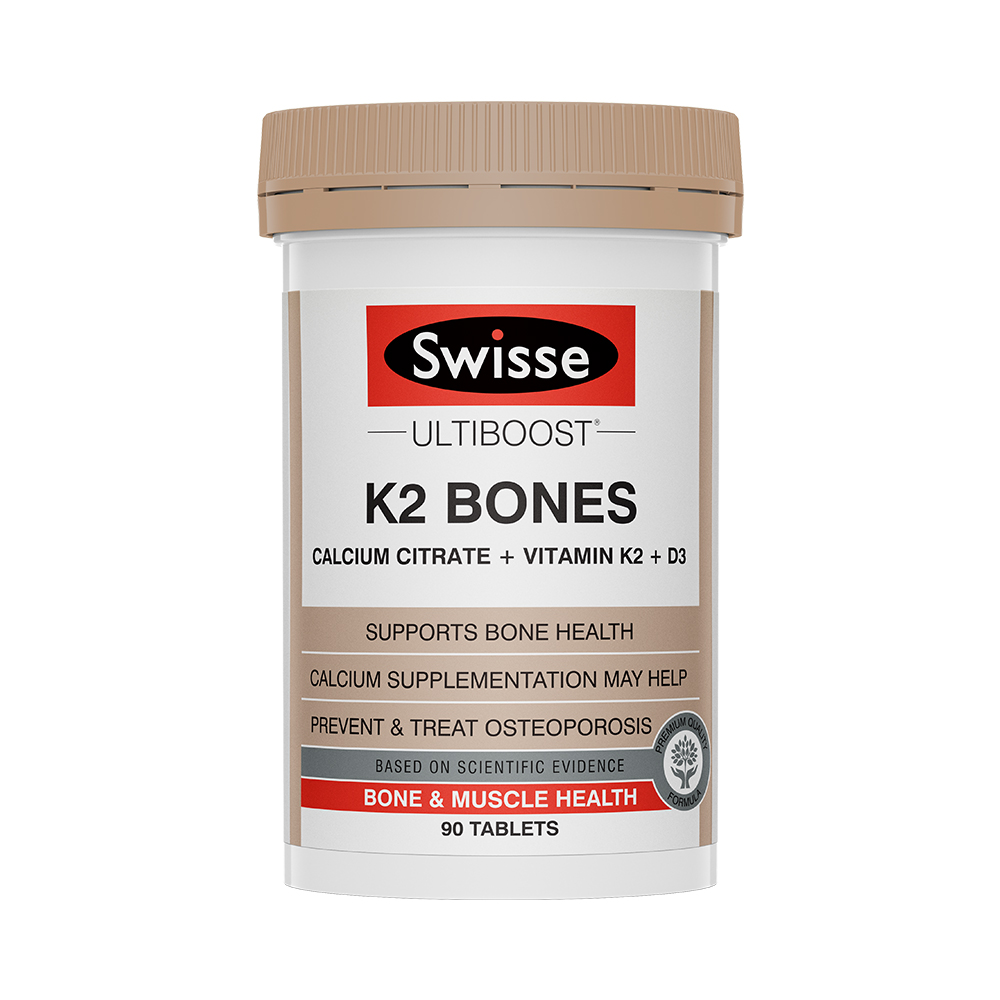 Swisse 斯维诗 Ultiboost K2钙维生素D骨骼片 90片 80.05元（需买2件，需用券）
