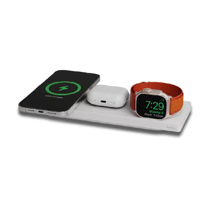 belkin 贝尔金 三合一磁吸无线充适用于iPhone MagSafe快充充电器 ￥311.6
