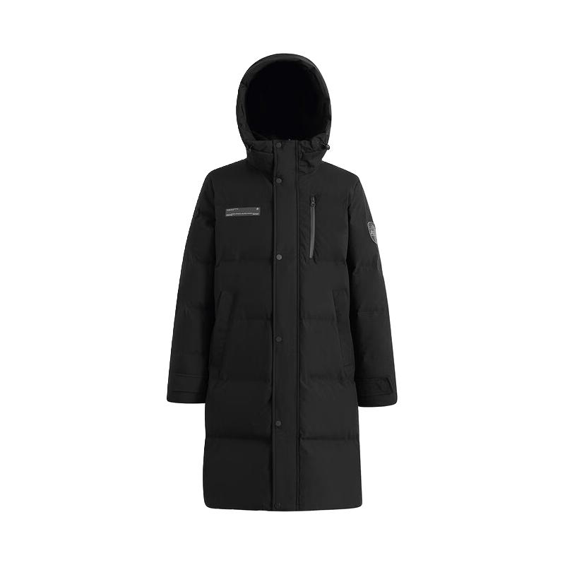 雪中飞 高充绒 85%绒H版型印花立领连帽长款羽绒服 169.22元（需用券）
