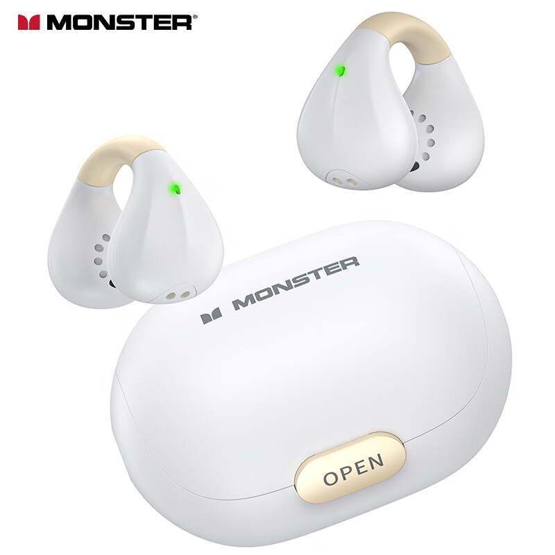 魔声（Monster）Open Ear101蓝牙耳机 真无线超长续航 半入耳式男女款 101 48.7元