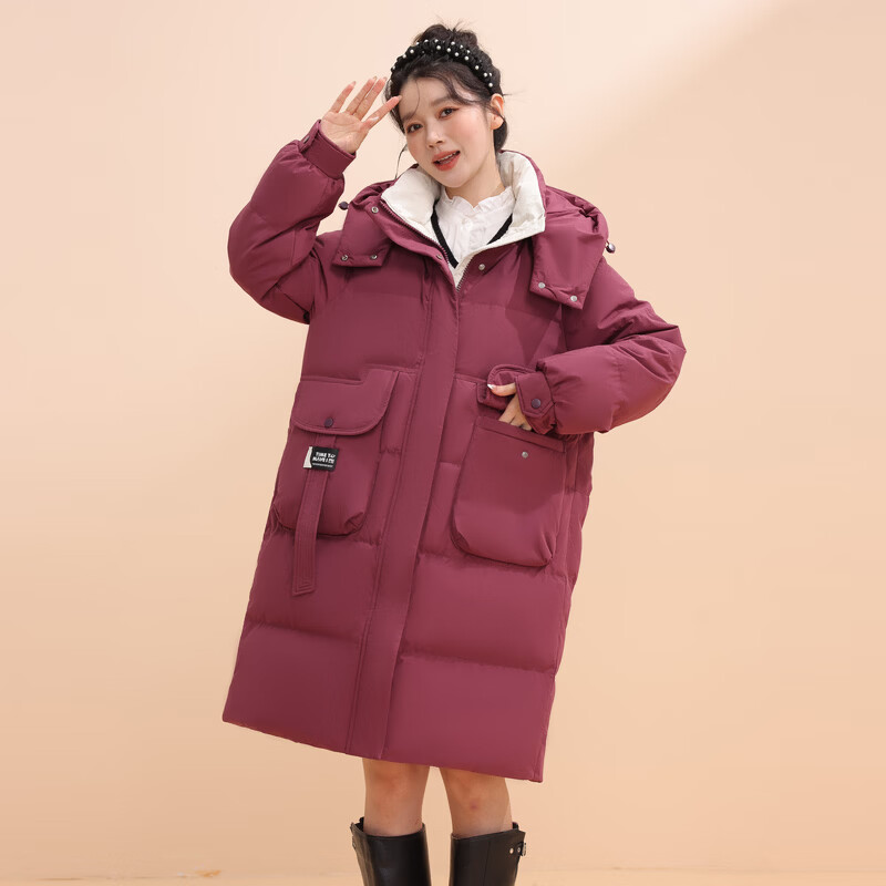 雪中飞 90%绒 中长款加厚保暖羽绒服（三色可选） 149元（需用券）