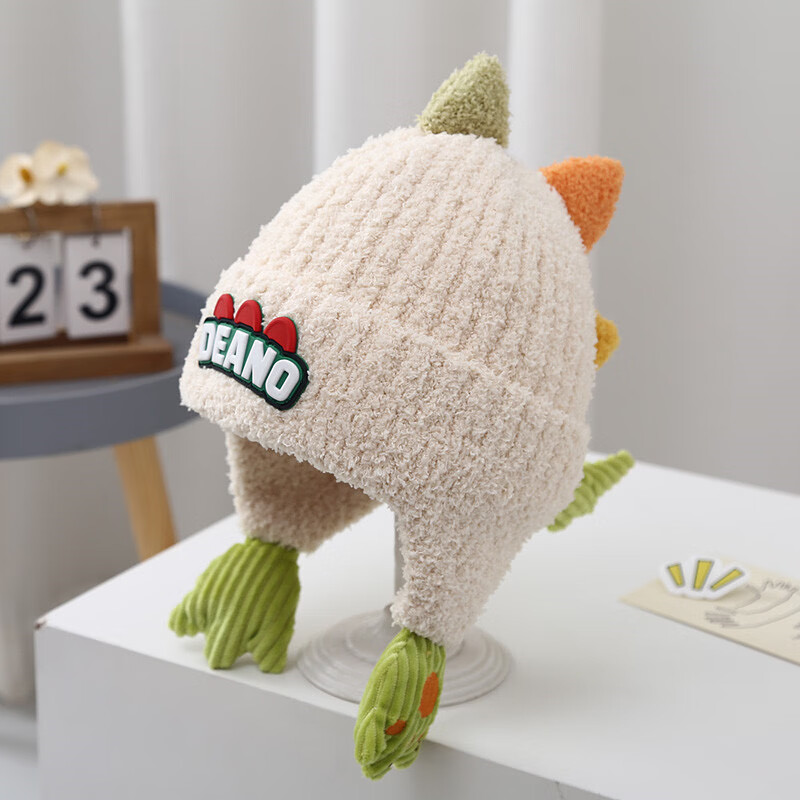 护耳宝宝加厚卡通婴儿针织帽子 15.28元