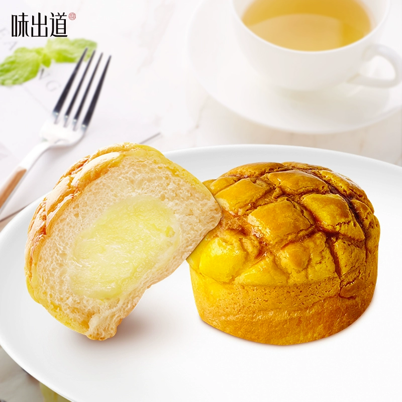 味出道港式菠萝夹心面包800g/箱 券后16.8元