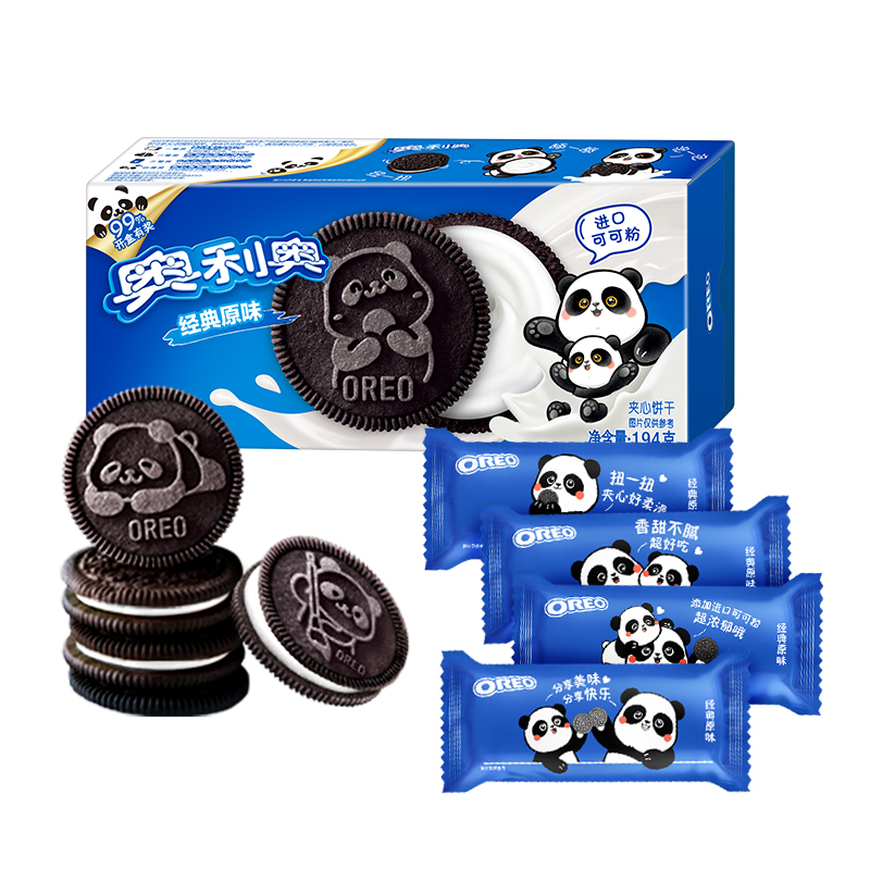 88VIP：OREO 奥利奥 夹心饼干经典原味休闲食品网红零食4包194g 7.6元