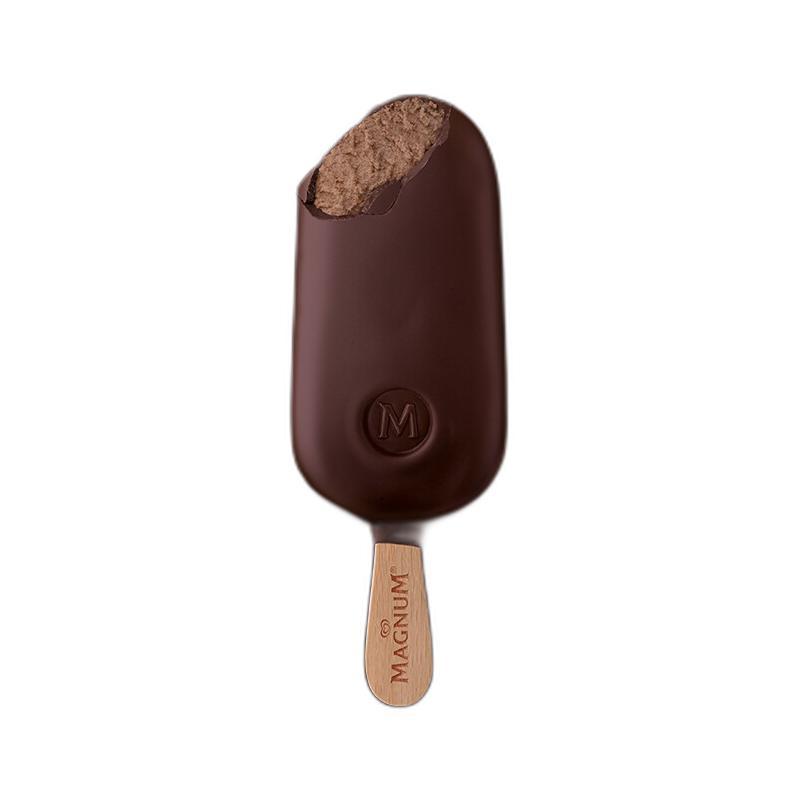 MAGNUM 梦龙 浓郁黑巧克力口味冰淇淋 64g*4支 雪糕 13.93元（需用券）