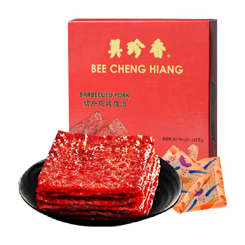 BEE CHENG HIANG 美珍香 切片烧烤猪肉180g/1盒 ￥59.7