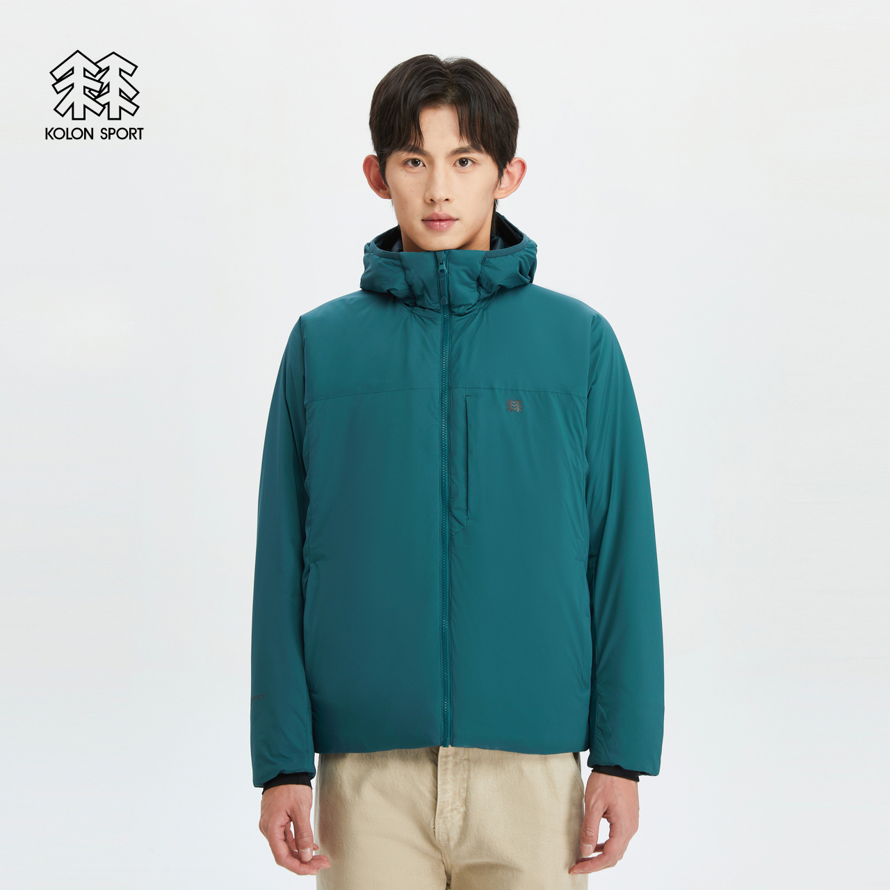 KOLON SPORT 可隆户外男子PRIMALOFT棉服保暖外套运动骑行夹克上衣 1380元