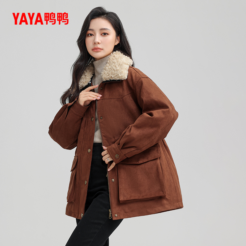 YAYA 鸭鸭 女士羽绒服 YE4B619401M-gf1 399元（需用券）