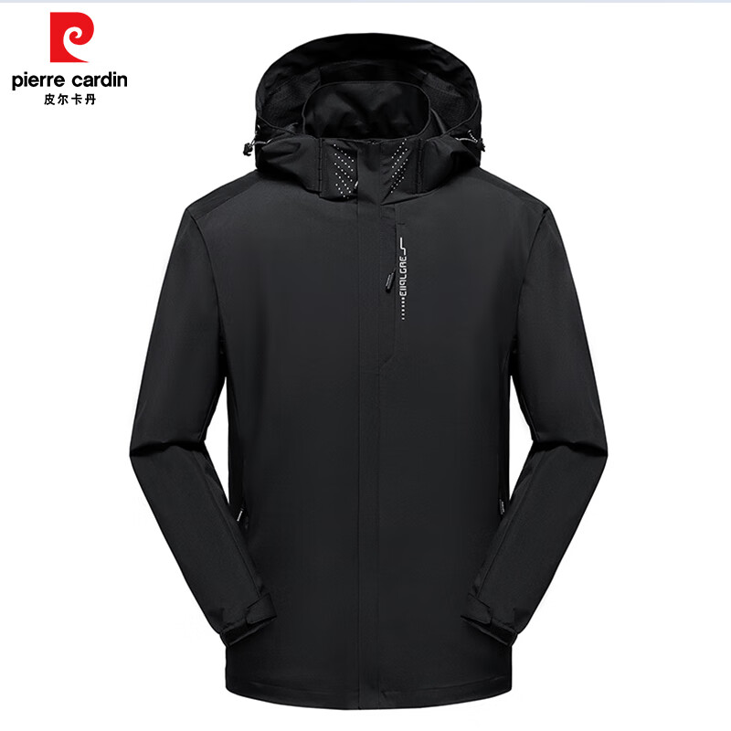 皮尔·卡丹 男士连帽运动冲锋衣 XJ-6266 59.9元（需用券）