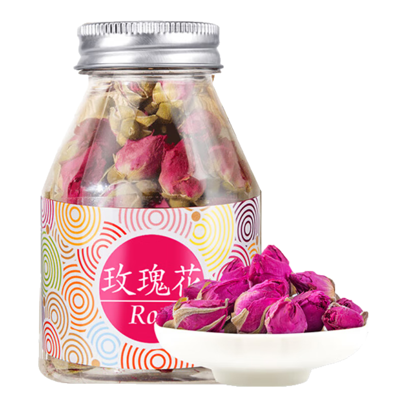 虎标中国香港品牌 花草茶 平阴重瓣玫瑰花30g/罐装 ￥10.92