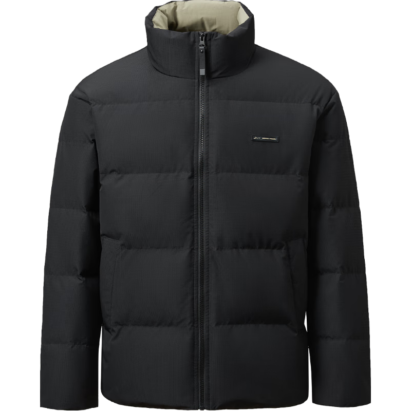 海澜之家 羽绒服男25立领石墨烯保暖挺括外套男冬季 黑色1A 4XL 195/108A 191~200