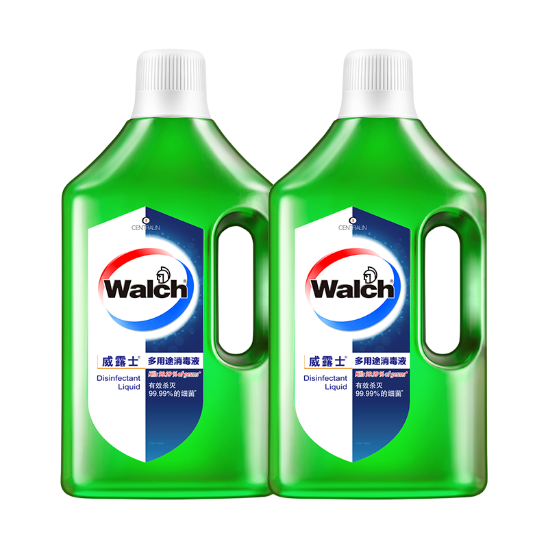 PLUS会员：Walch 威露士 衣物家居消毒液 1L*2瓶 39.4元（需领券）