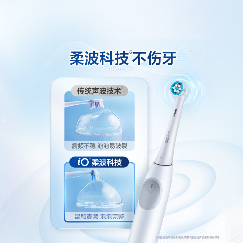 国家补贴、限湖北：Oral-B 欧乐B iO2 柔波双净电动牙刷 黑色 299.24元