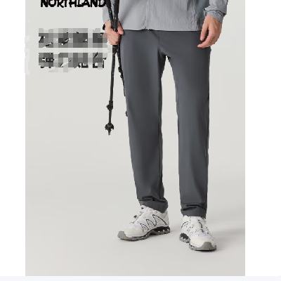 诺诗兰 速干长裤男女同款 情侣休闲裤 鲸落灰色-男 180 169元 包邮（需领券）