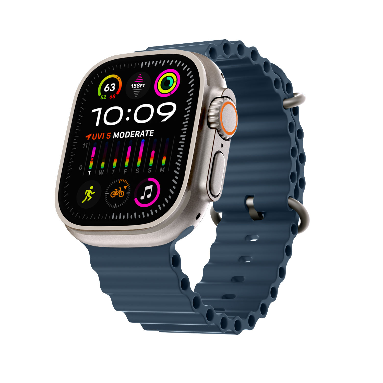 百亿补贴：Apple 苹果 Watch Ultra2 智能手表 蜂窝版 49mm 钛金属 4949元