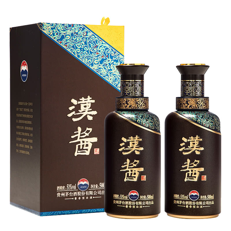 MOUTAI 茅台 汉酱酒51度 酱香型白酒 收藏 2024年 500mL 1瓶 茅台汉酱3.0版 ￥298.5