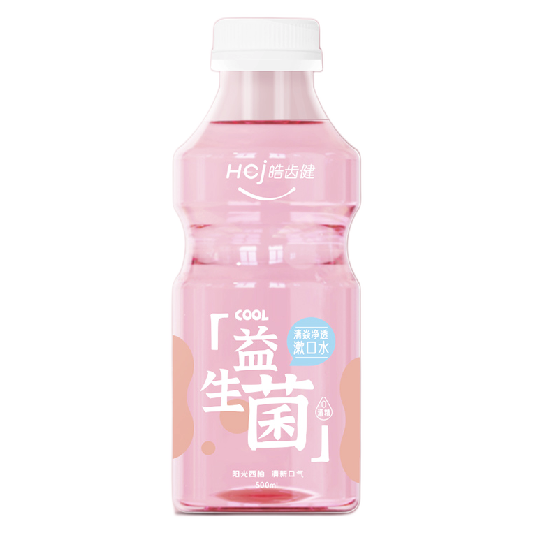 Hosjam 皓齿健 益生菌清焱净透漱口水 阳光西柚 500ml 11.51元（需用券）