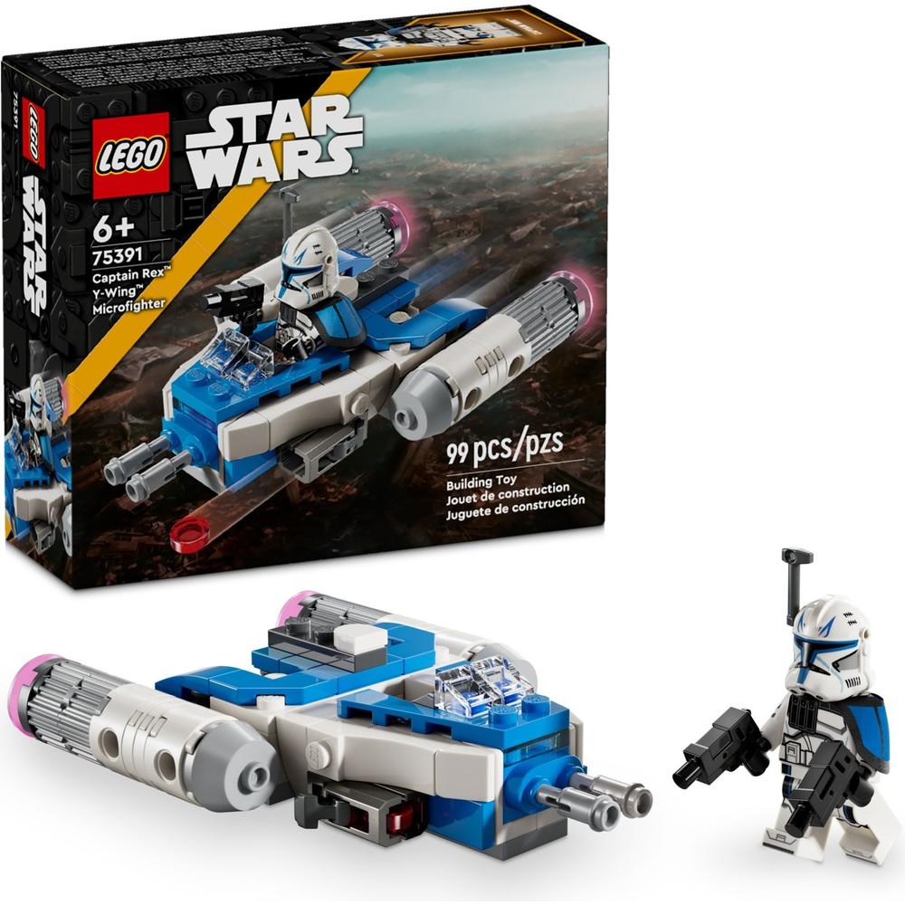 LEGO 乐高 星球大战系列 75391 雷克斯上尉 Y-翼迷你战机 99.01元