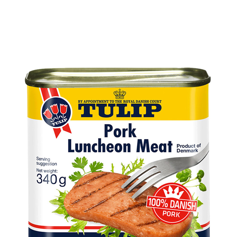 88VIP：TULIP 郁金香（晾衣架） 丹麦进口郁金香午餐肉罐头340g*2 29.11元（需买2